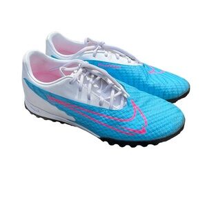 Nike Phantom GX Academy Baltic Blue/Pink Blast Indoor Soccer Shoes
